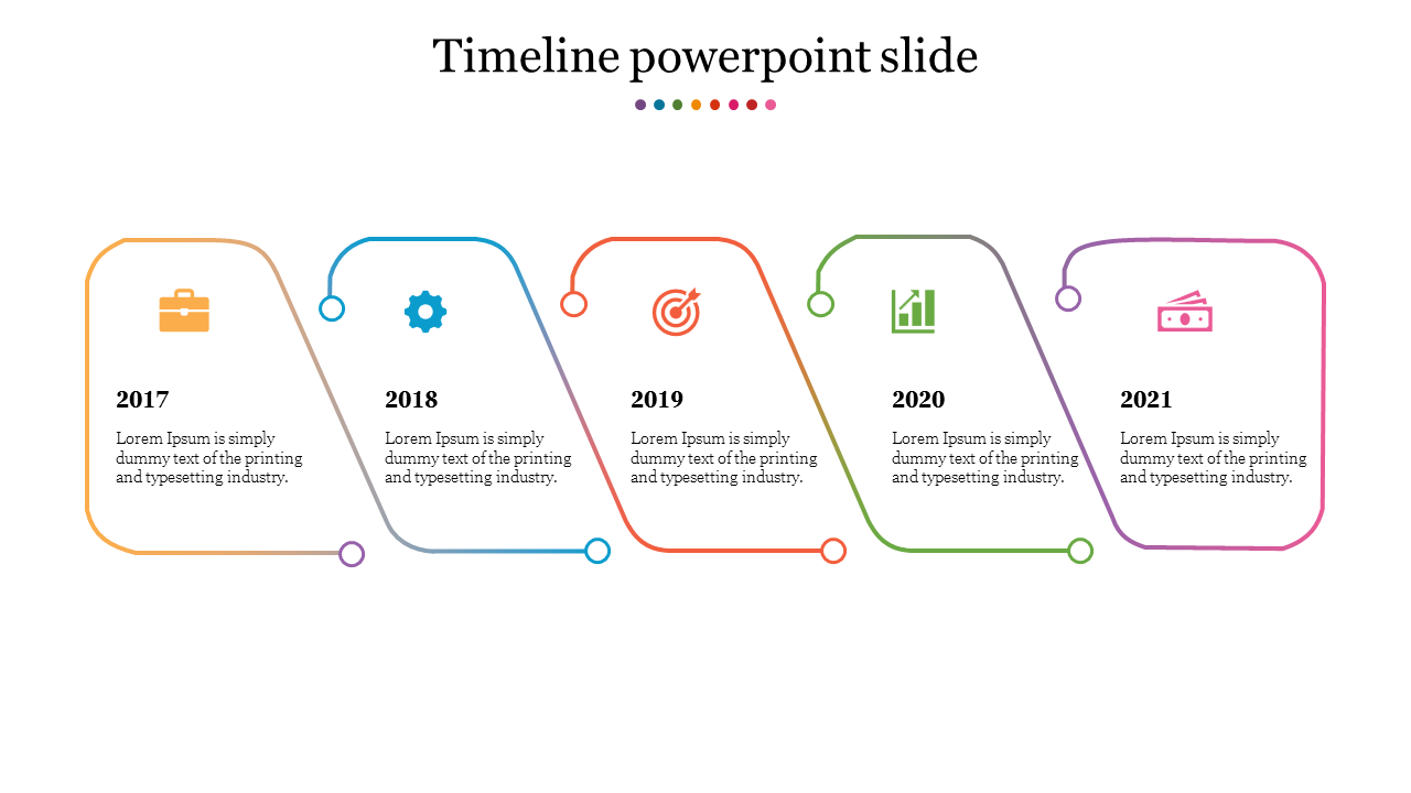 Free - Effective Timeline PowerPoint Slide Template Presentation